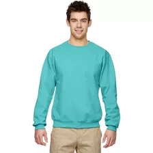 Sudadera Jerzees Nublend Adulto Cuello Redondo (azul Buceo) 