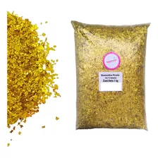 Diamantina Picada Glitter Purpurina Manualidades 1kg Color Amarillo