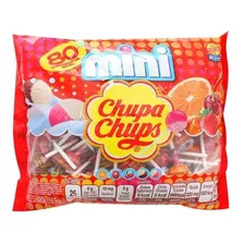 Paleta Mini Chupa Chups 80 Piezas 480 Gr