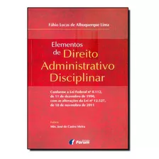 Livro Elementos De Direito Administrativo Disciplinar