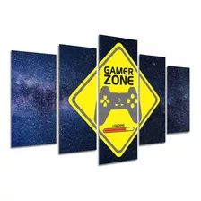 Quadros Gamer Jogos Sala Quarto Decorativo Galaxy Pc 