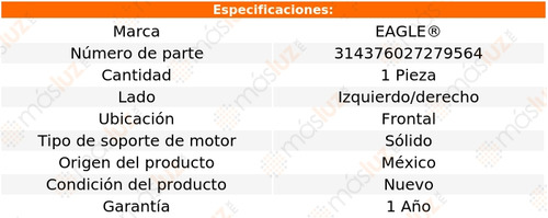 1) Soporte Motor Del Izq/der Lexus Lx450 8 Cil 4.5l 96/97 Foto 4