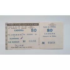 Ingresso Futebol Fluminense Campeão Carioca 1984 Final Assis