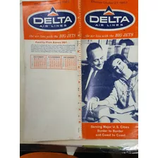 Delta Air Lines Horarios Octubre 1963-40 Paginas