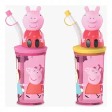Vaso Plástico Infantil De Peppa Pig Hermoso Diseño!! 