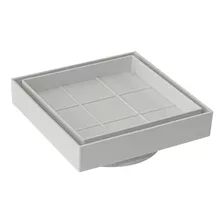 Ralo Oculto Invisivel Anti Inseto Piso Porcelanato St2781 Cor Branco