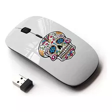 Mouse Koolmouse Inalambrico/calavera Colorida