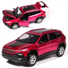 Jeep Cherokee Suv Fundido A Troquel Del Modelo 1:32 Coches R