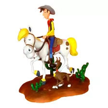 Figura Lucky Luke Con Escenario