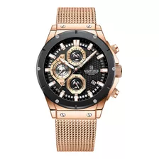 Relojes De Cuarzo Naviforce Para Hombre, De Lujo, Con Cronóg