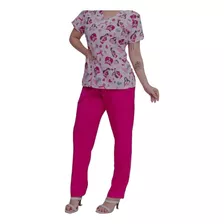 Pijama Hospitalar Estampado Feminino Cirurgico Scrub 