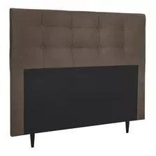 Cabeceira Rubi Estofada Para Cama Box Casal 138cm - Leartam