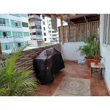 Se Alquila, Apartamento 1hab Amueblado C/terraza Privada Y Estar En Naco (super Centrico) 