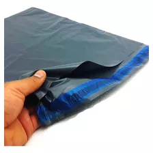 100 Envelope De Segurança 60x70 Saco Plástico Aba Adesiva