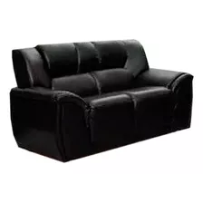 Sillon 2 Cuerpos Sofa Living Pu Marrón Córdoba Color Negro