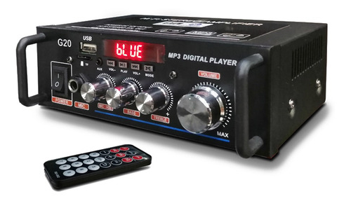 Amplificador De Audio Bluetooth Por Casa Con Control Remoto