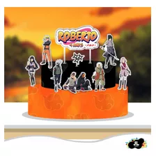 Topper Topo De Bolo 3d Naruto Aniversário