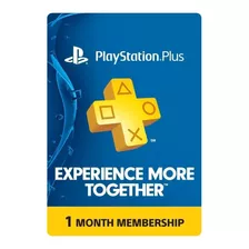 Tarjeta Playstation Plus 1 Mes - Playstation Plus 30 Dias