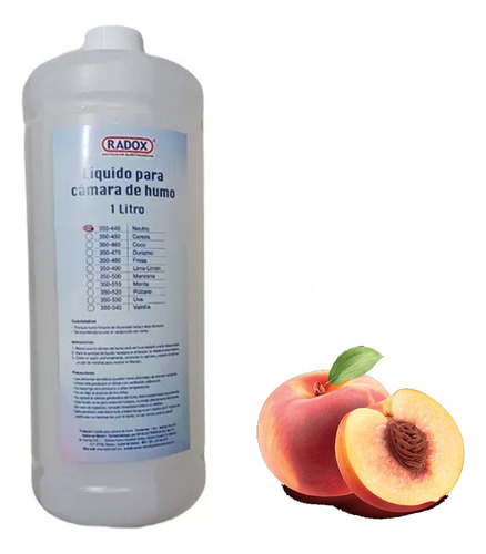 Liquido Para Camara Humo Radox 350 Difrentes Olores 1 Litro Fragancia Durazno