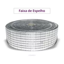 Fita Rolo Espelho 5mmx5mm Artesanato Prata - 1 Metro