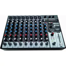 M10s Mesa De Som Mixer 10 Canais Bluetooth E Saída Auxiliar