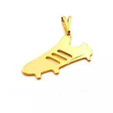 Pingente Chuteira Futebol adidas Banhado Ouro 18k