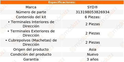 Terminales Y Machetas Nissan Platina 2002/2010 Syd Foto 2