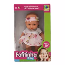 Boneca Baby Fofitinha Brinquedo Infantil Bebe Neném