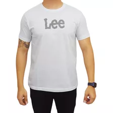 Camiseta Confortavel Lee Logo Institucional Formal Original