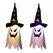 5x Led Piscando Luz Pendurada Fantasma Festa De Halloween Ve