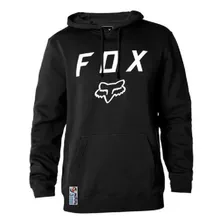 Jm Buzo Casual Fox Legacy Moth Pullover Fleece Negro Capucha