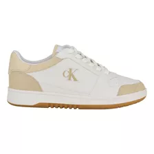 Tenis Calvin Klein Originales Mujer Comodo Casuales Blanco 2