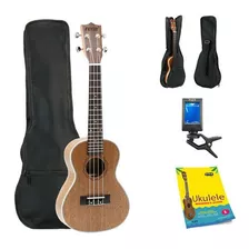 Ukelele Concierto 23'' Fever Uk23sb En Caoba Incluye