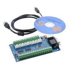 Placa Controladora Cnc Usb Mach3 5 Eixos Stb 5100