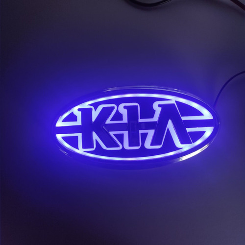 Logo Led Kia Emblema 3 D  Foto 2