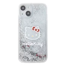 Protector Hello Kitty Liquid Glitter Para iPhone