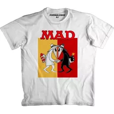 Camiseta Engraçada - Personagens Da Mad Spy Vs Spy - Espiões