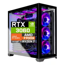 Cpu Gamer Amd Ryzen 7 7700x Ddr5 Rtx 3060 +32gb Ram +1tb Ssd