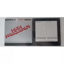 Fita Ampex Prt-1200 Pés ¼ 7pol Tape Deck Rolo Nova Selada