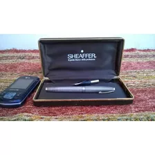 Antigua Pluma Sheaffer Plata Esterlina Y Otra Punta Oro 14k