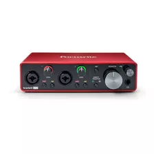 Placa De Sonido Audio Interface Focusrite Scarlett 2i2 Usb 3