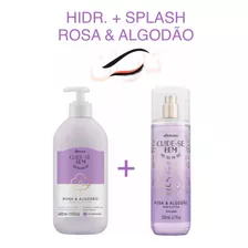 Hidrat. + Body Splash Cuide-se Bem Rosa & Algodão 400/200ml