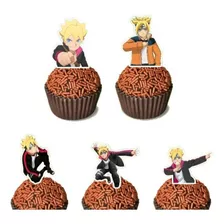 90 Tags Toppers Personalizada Doces Docinhos Cupcake Naruto