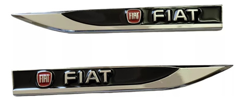 Emblemas Espadines Negros Adheribles Fiat Fastback 2023 Foto 5