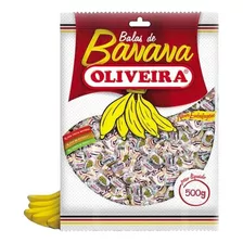 Bala Banana Oliveira 600g