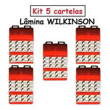 Kit 5 Cartelas Lâmina De Barbear Wilkinson Sword (300 Unid)b