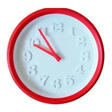  Reloj Rojo De 30,8 Cm Pared 9401 Bazarnet.