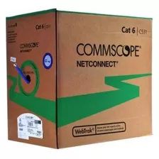 Cable Utp Commscope Cat 6 305mts Azul Nanotec