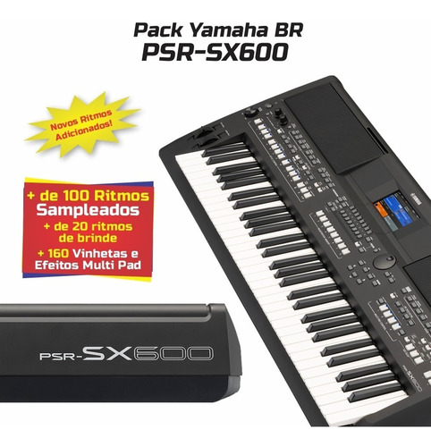 Pack Psr-sx600 Yamaha Br + Ritmos (atuais) + Vinhetas