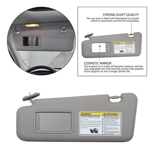 Parasol Izquierdo Para El Lado Del Conductor Para Highlander Foto 5